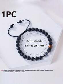 Pulsera personalizada con cuentas de ojo de tigre y proyección de foto, regalo de pulsera de proyección de foto personalizada para vacaciones, cumpleaños, festival