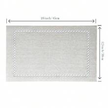 millianess Bộ 4 miếng lót đĩa rỗng cao cấp màu be/xanh navy/xám đậm/kaki, phong cách tối giản hiện đại, toàn bộ bằng polyester, hình chữ nhật 30cm*45cm, dệt trơn, hai mặt, phù hợp cho bàn ăn trong nhiều dịp khác nhau. Bộ 6 miếng lót đĩa rỗng cao cấp màu be/xanh navy/xám đậm/kaki, phong cách tối giản hiện đại, toàn bộ bằng polyester, hình chữ nhật 30cm*45cm, dệt trơn, hai mặt, phù hợp cho bàn ăn trong nhiều dịp khác nhau. - trắng - Xem 2