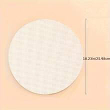 3 miếng lót hấp bằng silicon, tấm hấp tròn có thể tái sử dụng, thảm giỏ chống dính, cho giỏ hấp, nồi chiên không dầu, dụng cụ nướng, đồ dùng nhà bếp, phụ kiện nhà bếp - 3 cái - Xem 4