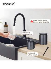 choxila 1pc Portable Electric Burr Coffee Grinder Pro, Compact Automatic Conical Burr Grinder Coffee Bean Grinder With Muli Grind Setting, USB Rechargeable Simple Push Button Operation With Brush Back To School - Electric Coffee Grinder(Pro) - View 8