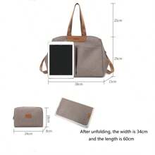 3pcs/Set Waterproof Maternity Bag, Large Capacity Handbag & Shoulder Bag With Changing Pad For Mom & Baby