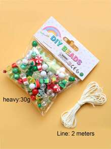 DIY 串珠工艺配件，卡通手机壳装饰，手机链，相机珠串，防摔挂绳 - 彩色 - 查看 4