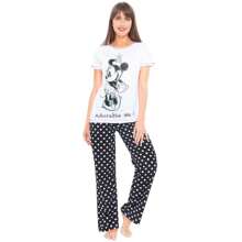 Disney Womens Pyjamas | Minnie Mouse Pjs For Women Sets | Ladies Cotton Pyjama Set | Women's Nightwear - Multicolor - View 1