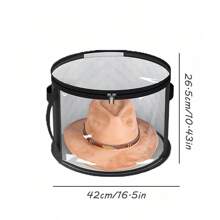 1pc Folding Circular Brimmed Hat Storage Bucket, Clothing & Hat Travel Organizer Box Drawer Wardrobe Organizer Closet Storage Quilted Bag Under-Bed Organizer Box Divider Clothes Bin Bag Clothes For Home Bedroom Back To School Dorm, For Sundries Underwear Lingerie, Foldable 6/7/11 Grids, Packing Essentials, Cover For Clothes Storage Drawer/Wardrobe Organizer/Closet Storage/Quilted Bag Under-Bed Organizer Box/Divider Clothes Bin Bag Clothes For Home Bedroom/Back To School/Dorm/For Sundries/Underwear/Packing Essentials/Cover For Clothes Storage