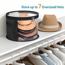 1pc Folding Circular Brimmed Hat Storage Bucket, Clothing & Hat Travel Organizer Box Drawer Wardrobe Organizer Closet Storage Quilted Bag Under-Bed Organizer Box Divider Clothes Bin Bag Clothes For Home Bedroom Back To School Dorm, For Sundries Underwear Lingerie, Foldable 6/7/11 Grids, Packing Essentials, Cover For Clothes Storage Drawer/Wardrobe Organizer/Closet Storage/Quilted Bag Under-Bed Organizer Box/Divider Clothes Bin Bag Clothes For Home Bedroom/Back To School/Dorm/For Sundries/Underwear/Packing Essentials/Cover For Clothes Storage