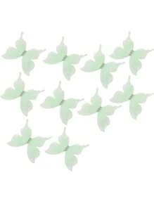 10/20 件渐变色 3D 多色欧根纱面料蝴蝶贴花半透明雪纺蝴蝶适用于 DIY 缝纫手工工艺装饰夹耳环珠宝装饰刺绣补丁服装设计材料礼服配饰薄纱蝴蝶装饰贴花新娘头发头饰材料 - 彩色 - 查看 15