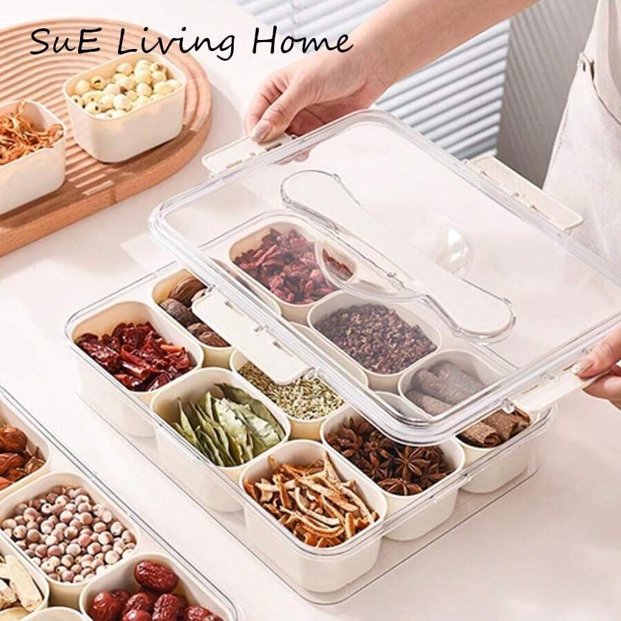 Kürbis Snack Halter Orange - 18x18x15 Cm Mit Zahnstocher-Aufbewahrung