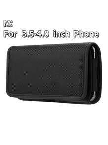 Horizontal Nylon Phone Bag - Large Capacity Wallet With Belt Loop - Safely Holds 3.5-6.35 Inch (M-2XL) Phones And Cards. Christmas/Winter Christmas Gift/Men's Bag/Thanksgiving/Autumn Travel/Holiday Storage Bag/Crossbody Bag/Shoulder Bag/Waist Bag/Cycling Bag/Black Bag/Hiking/Student/Large Capacity Multi-Function Outdoor Portable Fashion Casual/Father's Day Gift/Fun Gift/Side Waist Bag/Summer School Holiday Bag/Waist Bag/Spring School Supplies - Black - View 13