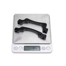 Freni a disco idraulici a quattro pistoni CNC M840 di alta qualità Freni a disco idraulici per mountain bike Freno a disco a doppia faccia Rosso