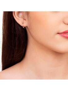 Rommanel Gold Plated Hoop Earring - 520293 - 金色 - 查看 3