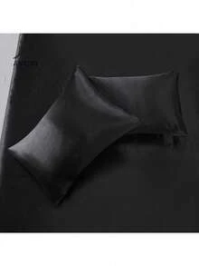 4 Pcs Smooth Satin Silk Sheet Set Deep Pocket Bed Sheet Wrinkle Fade Resistant - 豆瓣醬 - 查看 10