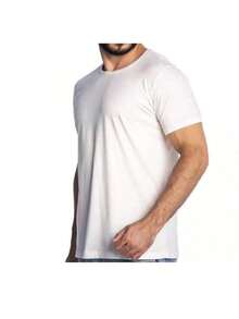 Men's T-Shirt And Shorts Kit Cotton Various Colors + Free Watch - 紅色 - View 2