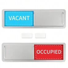 STLEKAN Letrero de ocupado/desocupado para oficina, señal de ocupado para puerta de baño, letrero de privacidad para baño doméstico y sala de conferencias, señal de ocupado/desocupado para restaurante y hotel - Multicolor - Ver 10