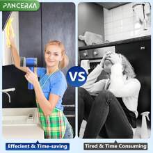 PANCERKA Electric Spin Scrubber, TYPE-C Chargeable Shower Scrubber For Bathroom,5 Replaceable Heads, LED Display, Three-Speed Adjustable Handheld Spin Scrubber, Power Shower Scrubber For Cleaning Kitchen ,Tile, Grout, Tub, Stove, Car, Windows