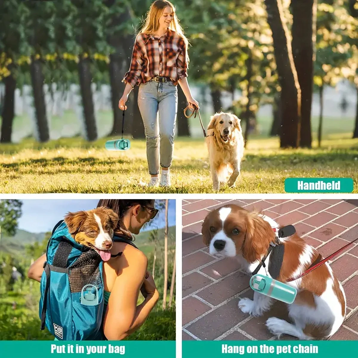 Lot De 3 Distributeurs De Sacs à Caca Pour Chien – Porte-sacs Ramassage, Noir