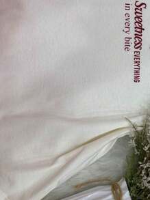 T-Shirt Women's Fashion Summer Strawberry Print 01 - White - View 2