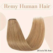 8pcs Clip In Hair Extensions Real Human Hair Clip In Human Hair Extensions Brazilian Remy Human Hair Clip On Hair Extensions 8pcs Per Set With 18 Clips Double Weft #8 - S8 - View 4