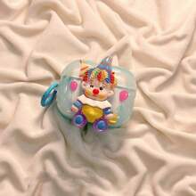 3D Cute Clown Couple Compatible AirPods 1/2 Protective Case, AirPods 4th Gen Apple Earphone Cover, Wireless Bluetooth Earphone Shell Compatible With Airpods Pro 2, Soft Silicone Anti-Drop Case For Women, New Gen3 - Multicolor - View 12