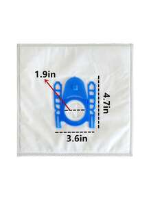 10 Túi đựng bụi tương thích với Bosch BOSCH TypeG Bsg7 Bsgl 312E S62 Túi đựng bụi không dệt, Phụ tùng thay thế cho máy hút bụi đứng hiệu suất cao - 10 túi bụi - Xem 4