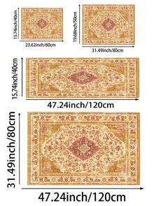 1pc Machine Washable Polyester Doormat/Area Rug For Kitchen, Bedroom, Living Room Decoration - Multicolor - View 4