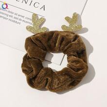 1 dây buộc tóc nhung hình tuần lộc dễ thương tối giản cho ngày Giáng sinh Phụ kiện tóc Quà tặng tốt nhất - Nhiều màu - Xem 13