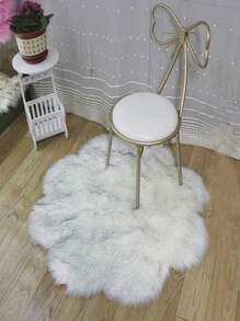 1 件白色、黑色尖头、卡其色纯色长毛绒地毯，适用于客厅和卧室，柔软蓬松防滑装饰地毯，适合客厅、卧室、窗户 - 彩色 - 查看 8