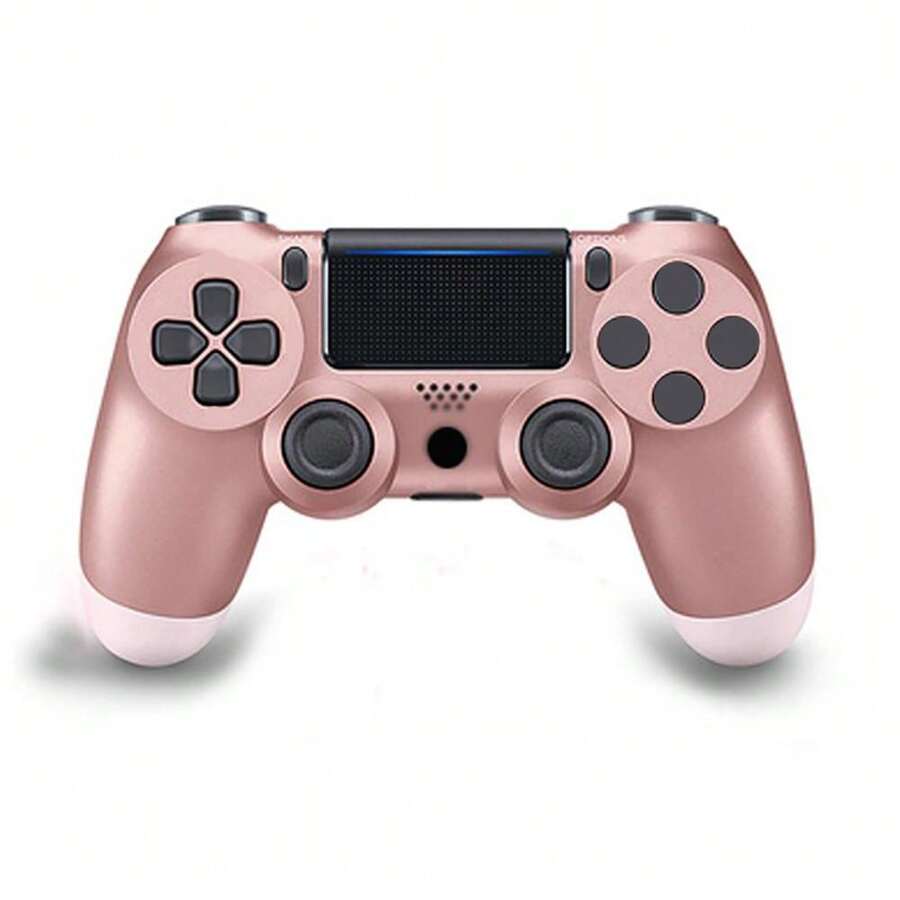 1 Packs Wireless Controller For PS4,Bluetooth Playstation 4 Controller Remote,Rechargeable Gamepad Compatible With Playstation 4/Slim/Pro - Champagne - View 1