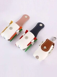 1pc Kleurrijke gestikte golftas, outdoor taille hangende sleutelhanger golf mini heuptas, draagbare golf beschermingstas, geweldig golfcadeau, kerstcadeau, geschikt voor dagelijks gebruik organizer opslag opbergtas organisatie