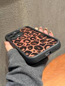 豹纹 PU 皮革涂层苹果手机壳，防尘保护手机套 - 彩色 - 查看 5