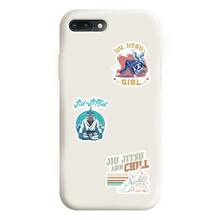 50 件柔术贴纸包 | 西方贴纸，高品质剪贴簿贴纸，涂鸦贴纸，日记本，笔记本电脑，保险杠，滑板，水瓶，电脑，卡通，安全帽，汽车贴纸，贴纸可以为您的生活带来很多乐趣，是送给成人的完美礼物 - 彩色 - 查看 7