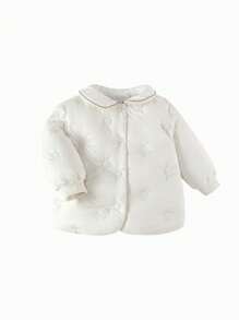 Balabala Girls' Lightweight Down Jacket Cute And Delicate Winter 2024 Outerwear - White - View 1