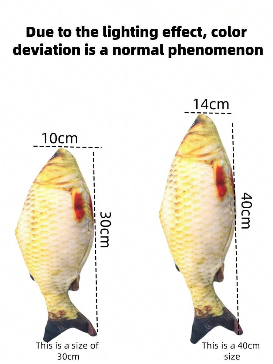 Funny Cat Simulation Plush Mint Toy Fish (Because The Light Effect