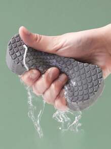 4 Pieces Bath Body Cleansing Set, Including Sponge Silicone Double-Sided Bubble Brush, Fish Scale Pattern Three-Dimensional Sponge Bath Wipe, Gloves Five-Finger Scrub Bath Towel, For Bath, Bath Accessories, Exfoliation, Shower, Living Room Home Bedroom Bathroom Home Decoration, Travel Supplies, Weddings, Parties, Birthdays, Gifts - Multicolor - View 8