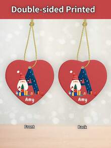 1 món quà Giáng sinh được cá nhân hóa Đồ trang trí có văn bản ảnh, Đêm đầy sao, Đại dương, Phông chữ đặc biệt, Hai mặt Thiết kế giống nhau, Đồ trang trí văn bản hình ảnh tùy chỉnh cho Giáng sinh, Đồ trang trí hình ảnh Đồ trang trí gốm sứ tưởng niệm Quà tặng cho Giáng sinh Mẹ Bố Bạn bè Cặp đôi Sinh nhật đầu tiên của bé Đám cưới Đính hôn, Quà tặng Giáng sinh, Quà tặng sinh nhật, Quà tặng Valentine - Kiểu-1 - Xem 5