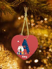 1 món quà Giáng sinh được cá nhân hóa Đồ trang trí có văn bản ảnh, Đêm đầy sao, Đại dương, Phông chữ đặc biệt, Hai mặt Thiết kế giống nhau, Đồ trang trí văn bản hình ảnh tùy chỉnh cho Giáng sinh, Đồ trang trí hình ảnh Đồ trang trí gốm sứ tưởng niệm Quà tặng cho Giáng sinh Mẹ Bố Bạn bè Cặp đôi Sinh nhật đầu tiên của bé Đám cưới Đính hôn, Quà tặng Giáng sinh, Quà tặng sinh nhật, Quà tặng Valentine - Kiểu-1 - Xem 3