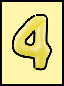 10pcs/Set 40inch (Approx. 101cm) Huge 0-9 Number Cartoon Balloons, Cartoon Balloons, Black & White Balloons, Aluminum Foil Polyester Balloons, White/Pink/Light Blue/Caramel/Cream/Cow Print Foil Balloons, For Birthday Party Decorative Balloon Props - Multicolor - View 68