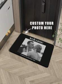 Personalized Custom Doormat, Photo Print Doormat, Text Doormat, Family Name Custom Doormat, Customized Welcome Doormat