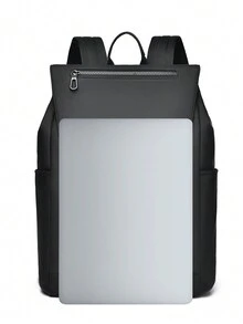 Balo thời trang nam, Balo đựng máy tính xách tay công sở dung tích lớn thiết kế mới, Balo đi làm tối giản, Tết Nguyên đán, Ngày lễ tình nhân, Quà tặng du lịch ngày lễ xuân/hè - màu đen - Xem 11