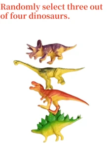 大型惯性恐龙玩具车-三角龙和霸王龙，与孩子互动培养恐龙兴趣 - 彩色 - 查看 9