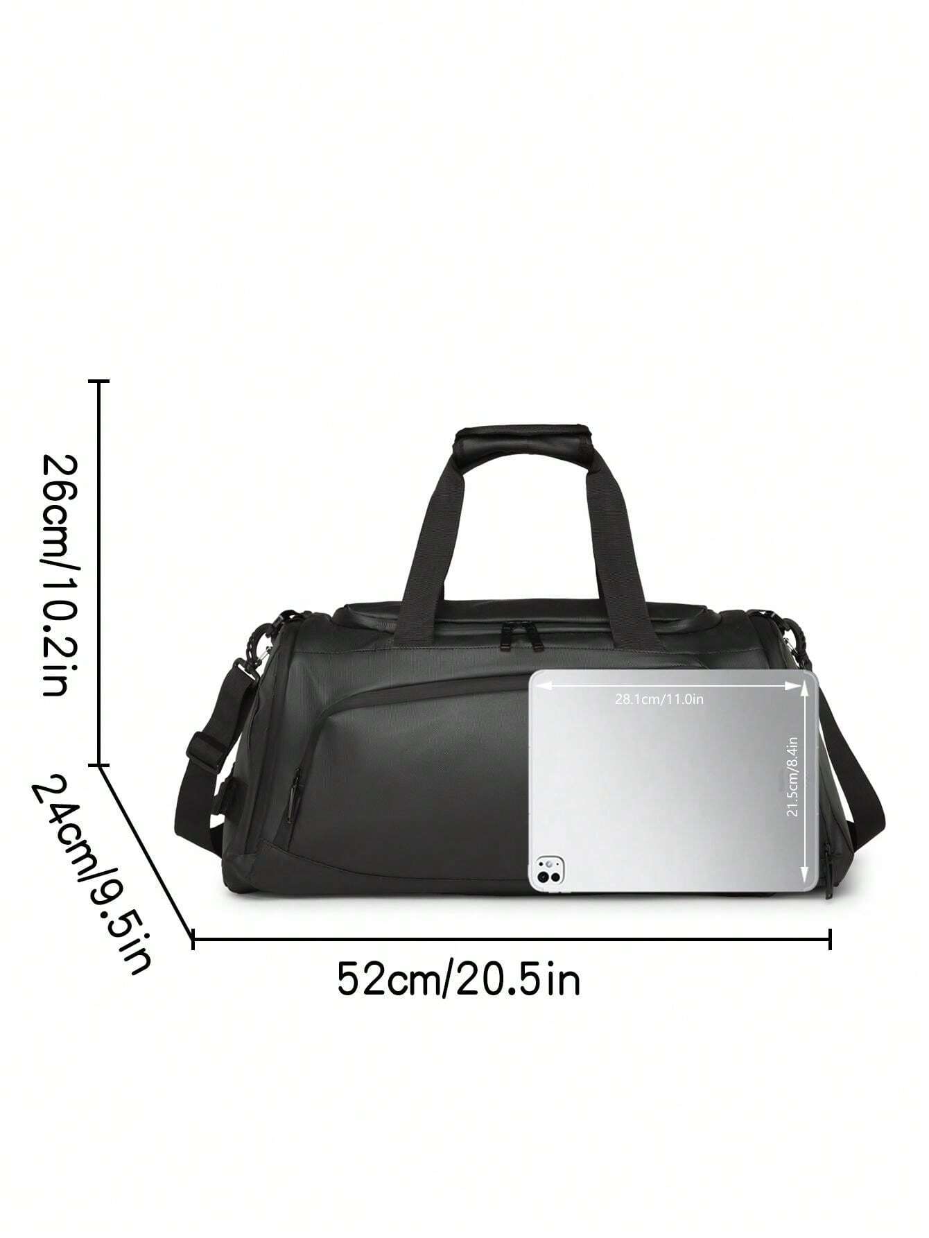 saroxi Men Large Capacity Portable Durable Beach Travel Bag, Casual