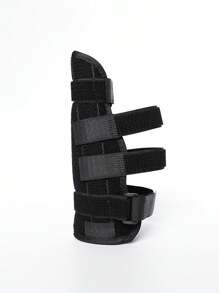 1 pieza Entablillado de aluminio para dedos con diseño transpirable para dar soporte al dedo y prevenir torceduras, para el meñique y el anular - Negro - Ver 6