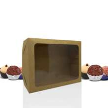 20 Sweet Gift Boxes With Display 19x15x6 Cm - Kit 20 Units. - Kraft - View 5