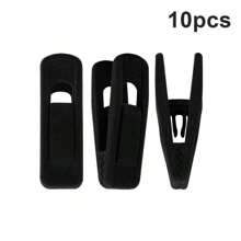 10pcs /20pcs Velvet Hangers Clips, Pants Hangers Velvet Clips, Strong Finger Clips Perfect For Thin Velvet Hangers