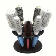 1pc Space Saving Hair Organizer - Black - Holds Ceramic Curling Irons, Combs And Flat Brushes - Desktop Storage Rack For Hair Salon Accessories And Home Comb Storage, Jewelry Box Travel, Hair Rack, Claw Clip Organizer, Hair Holder, Clips Storage, Hair Care Storage, Hair Accessories Storage>Storage Box, Iphone Cases, Camera Protector, Sunglasses Storage Organizer, Eyeglass Stand, Storage Organization Glasses Case, Sunnies Rack, Glasses Display Stand, Sunglasses Case Box