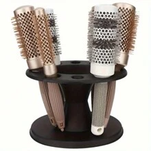 1pc Space Saving Hair Organizer - Black - Holds Ceramic Curling Irons, Combs And Flat Brushes - Desktop Storage Rack For Hair Salon Accessories And Home Comb Storage, Jewelry Box Travel, Hair Rack, Claw Clip Organizer, Hair Holder, Clips Storage, Hair Care Storage, Hair Accessories Storage>Storage Box, Iphone Cases, Camera Protector, Sunglasses Storage Organizer, Eyeglass Stand, Storage Organization Glasses Case, Sunnies Rack, Glasses Display Stand, Sunglasses Case Box