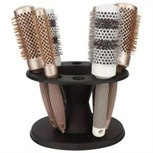 1pc Space Saving Hair Organizer - Black - Holds Ceramic Curling Irons, Combs And Flat Brushes - Desktop Storage Rack For Hair Salon Accessories And Home Comb Storage, Jewelry Box Travel, Hair Rack, Claw Clip Organizer, Hair Holder, Clips Storage, Hair Care Storage, Hair Accessories Storage>Storage Box, Iphone Cases, Camera Protector, Sunglasses Storage Organizer, Eyeglass Stand, Storage Organization Glasses Case, Sunnies Rack, Glasses Display Stand, Sunglasses Case Box