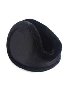 1 件男士超大厚毛茸茸耳罩，适合骑自行车和滑雪 - A - 查看 3