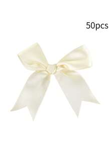 50 pièces Nœud d'emballage cadeau, mini nœud décoratif pour emballage de cadeau