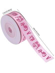 Gift Ribbon, Decorative Ribbon For Gifts, Parties And Baby Showers, Gift Wrapping Ribbon Valentine Day - Pink - View 4