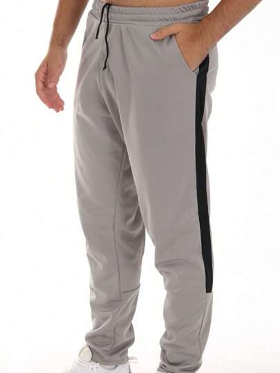 Calça Masculina Corta Vento Esportiva  Casual com Bolso e cordão de ajuste